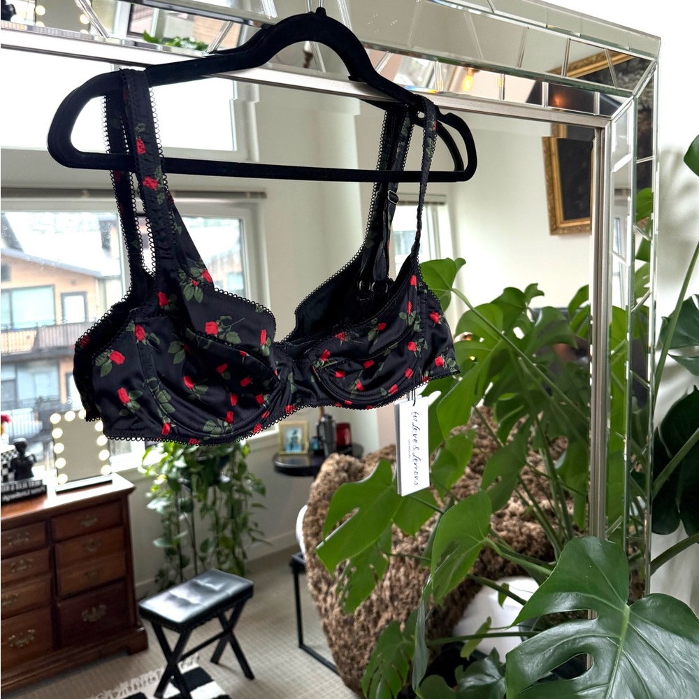 NWT - For Love and Lemons Love Song Satin Bra - Picture 4 of 8